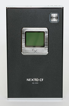 NEXTO CF Vorderseite - Display und Knopf