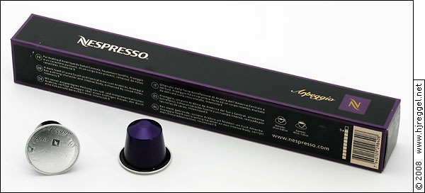  Nespresso Packung und Kapseln 