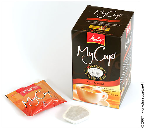 Melitta MyCup: 12er Karton, Einzelverpackung, Pad