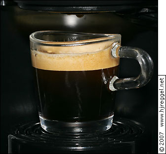 Tassimo Espresso Endergebnis